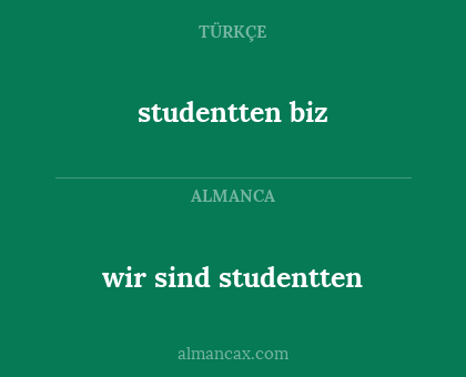 wir sind studentten - studentten biz
