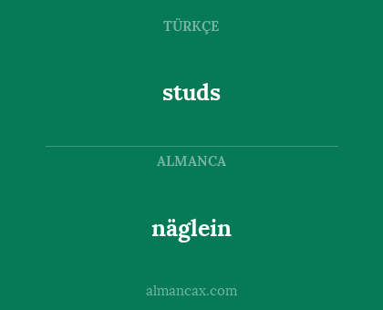 näglein - studs