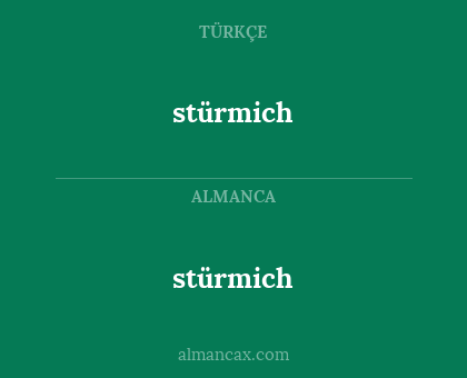 stürmich - stürmich