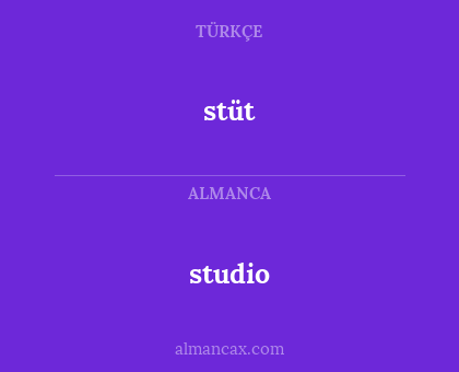 stüt - studio