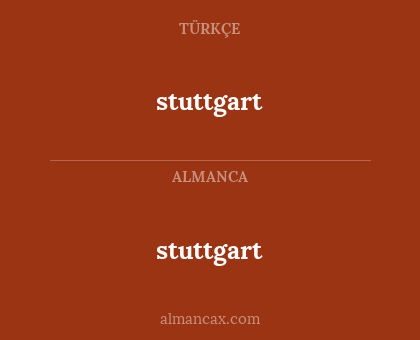 stuttgart - stuttgart
