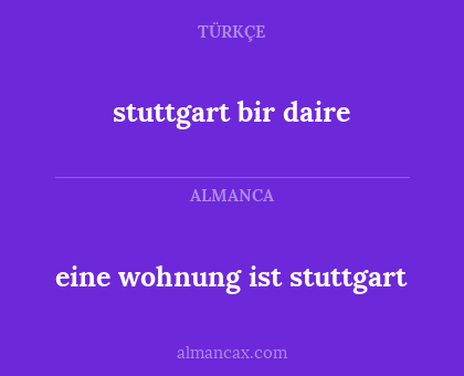 eine wohnung ist stuttgart - stuttgart bir daire