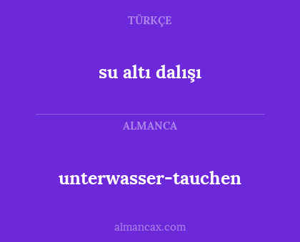 unterwasser-tauchen - su altı dalışı
