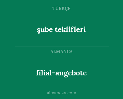 filial-angebote - şube teklifleri