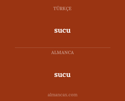 sucu - sucu