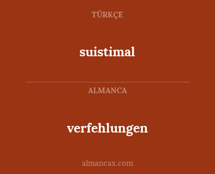 suistimal - verfehlungen