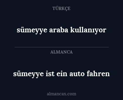sümeyye araba kullanıyor - sümeyye ist ein auto fahren