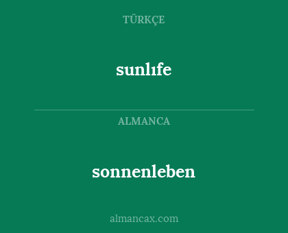 sunlıfe - sonnenleben