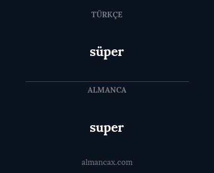 süper - super