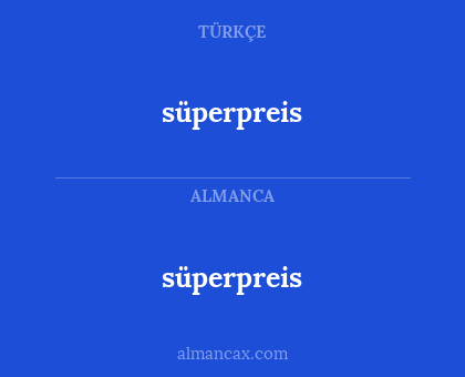 süperpreis - süperpreis