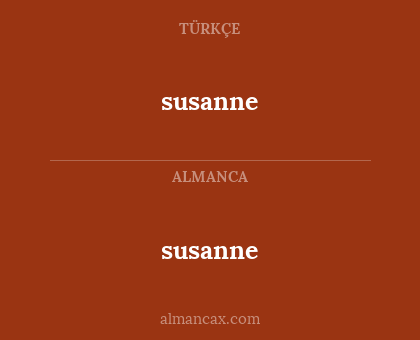 susanne - susanne