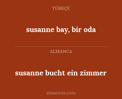 susanne bucht ein zimmer - susanne bay, bir oda