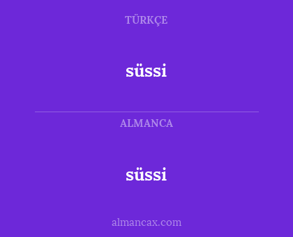 süssi - süssi