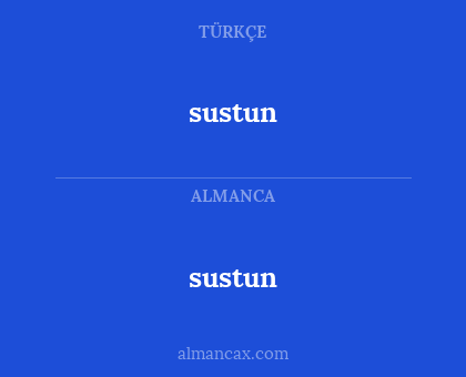 sustun - sustun