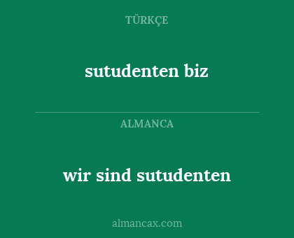 sutudenten biz - wir sind sutudenten