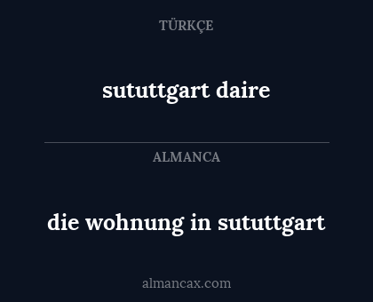 sututtgart daire - die wohnung in sututtgart