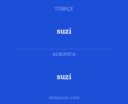 suzi - suzi