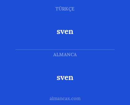 sven - sven