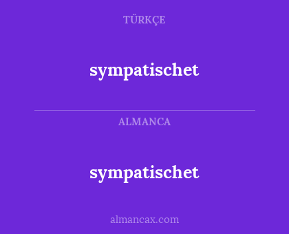sympatischet - sympatischet