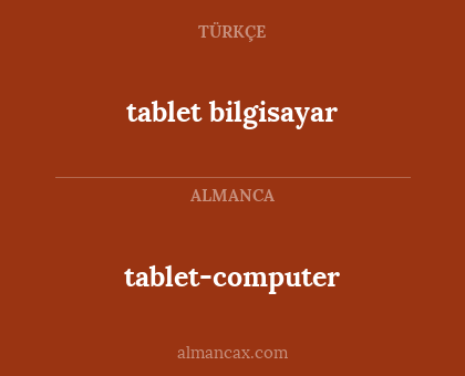 tablet-computer - tablet bilgisayar