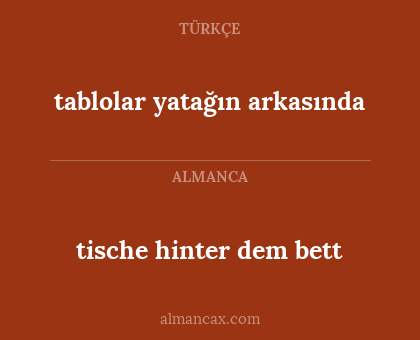 tische hinter dem bett - tablolar yatağın arkasında