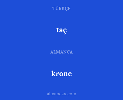 krone - taç