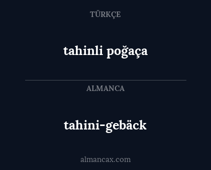tahini-gebäck - tahinli poğaça
