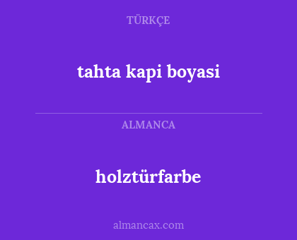 tahta kapi boyasi - holztürfarbe