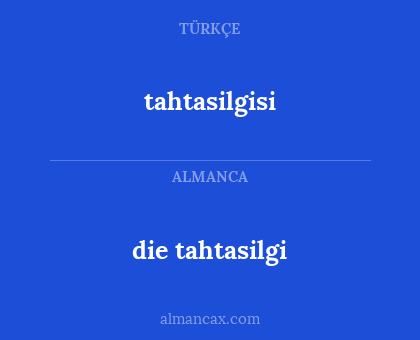 die tahtasilgi - tahtasilgisi