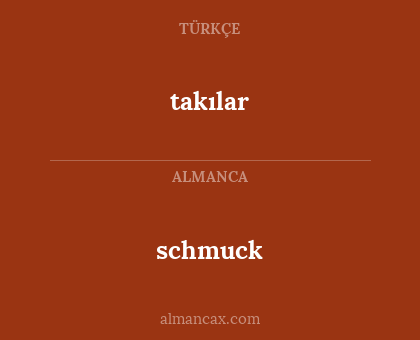 schmuck - takılar
