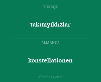 takımyıldızlar - konstellationen