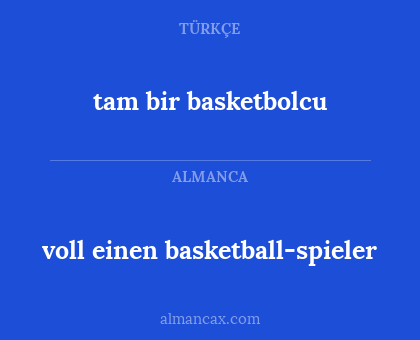 voll einen basketball-spieler - tam bir basketbolcu