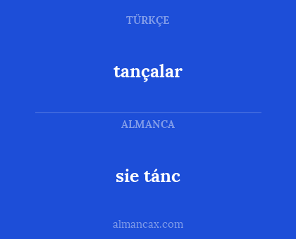 tançalar - sie tánc