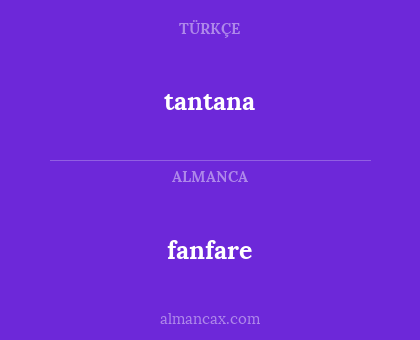 tantana - fanfare