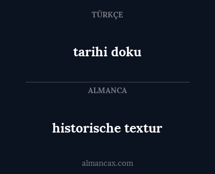 tarihi doku - historische textur