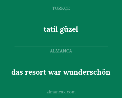 tatil güzel - das resort war wunderschön