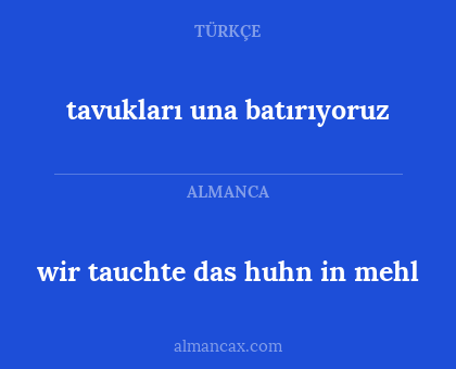 wir tauchte das huhn in mehl - tavukları una batırıyoruz
