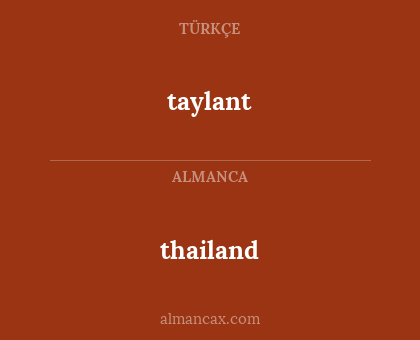 taylant - thailand