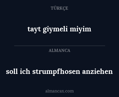 soll ich strumpfhosen anziehen - tayt giymeli miyim