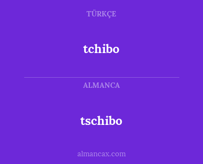 tchibo - tschibo