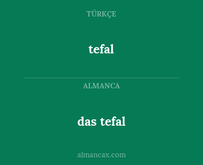 tefal - das tefal