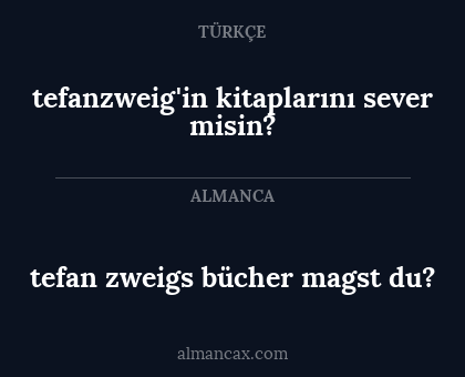tefanzweig'in kitaplarını sever misin? - tefan zweigs bücher magst du?