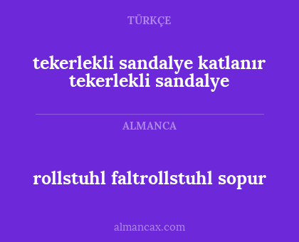 rollstuhl faltrollstuhl sopur - tekerlekli sandalye katlanır tekerlekli sandalye