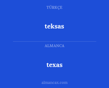 texas - teksas