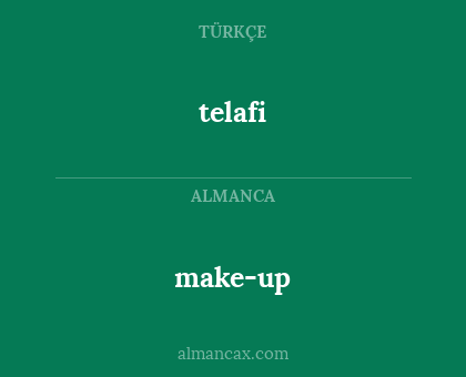 make-up - telafi