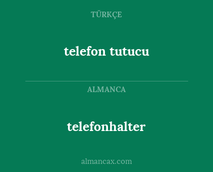 telefon tutucu - telefonhalter