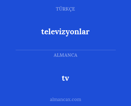 televizyonlar - tv