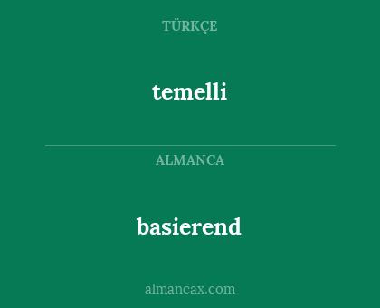 basierend - temelli
