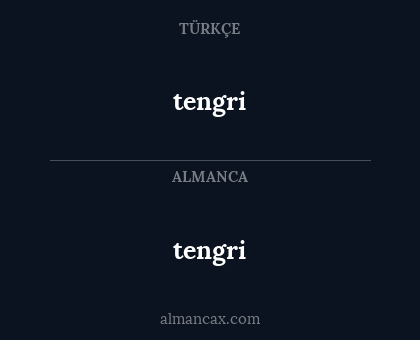 tengri - tengri