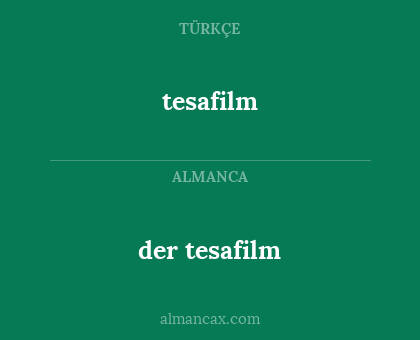 tesafilm - der tesafilm